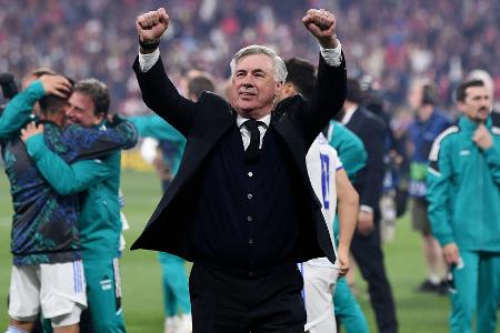 Für Ancelotti war es der vierte CL-Titel als Trainer
