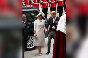Jubel und Buhrufe für Harry und Meghan beim Dankgottesdienst