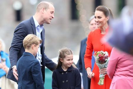 William und Kate: Mit den Kids auf nach Cardiff William und Kate: Mit den Kids auf nach Cardiff
