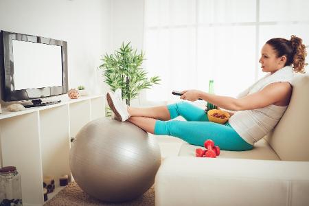 Sofa-Übungen für Faule