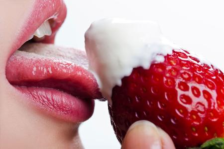 essen sex Erdbeeren