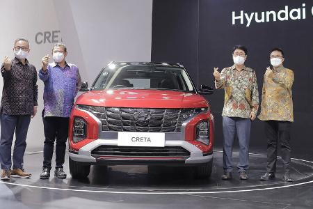 11/2021, Hyundai Creta Kompakt-SUV für Indonesien
