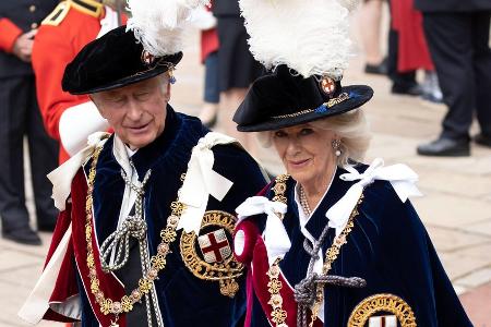 Garter Day: Camilla feiert offizielle Einführung in den Hosenbandorden