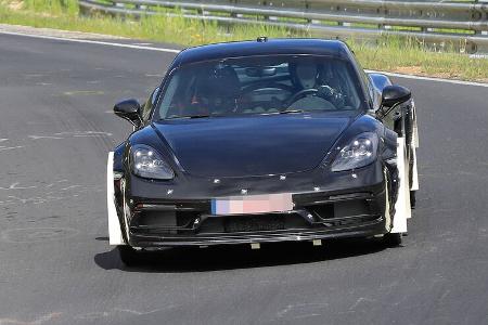 Porsche 718 Cayman Versuchsträger Erlkönig