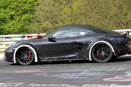 Porsche 718 Cayman Versuchsträger Erlkönig