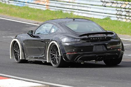 Porsche 718 Cayman Versuchsträger Erlkönig