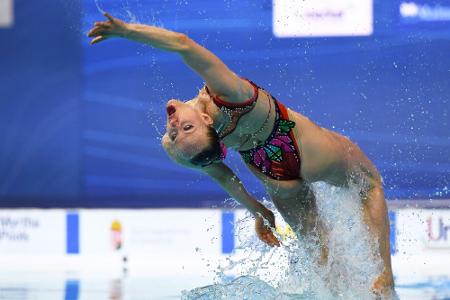 WM: Synchronschwimmerin Bojer wird Elfte im Solo-Wettbewerb WM: Synchronschwimmerin Bojer wird Elfte im Solo-Wettbewerb