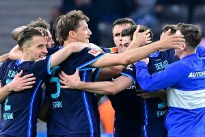 Herthas Profiteam besucht Special Olympics