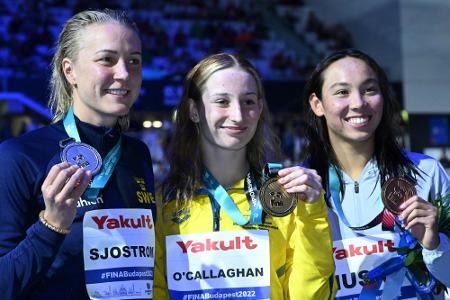Schwimm-WM: Teenagerin O'Callaghan neue Sprintkönigin Schwimm-WM: Teenagerin O'Callaghan neue Sprintkönigin