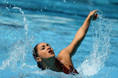 Synchronschwimmerin Alvarez nicht in der Freien Kür dabei Synchronschwimmerin Alvarez nicht in der Freien Kür dabei