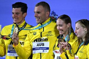 Australiens Mixed-Staffel sorgt für dritten Weltrekord