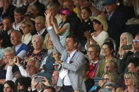 Reit-Turnier in Aachen: Fußball-Star Thomas Müller bejubelt seine Lisa Reit-Turnier in Aachen: Fußball-Star Thomas Müller bejubelt seine Lisa