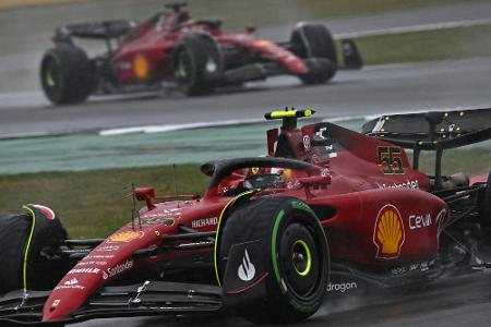 Sainz fährt im Regen erstmals auf Pole Sainz fährt im Regen erstmals auf Pole