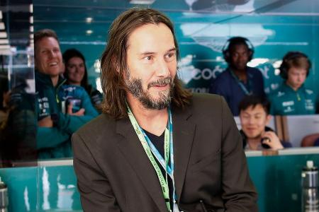 Keanu Reeves beim Formel-1-Qualifying: Es war Keanu Reeves beim Formel-1-Qualifying: Es war