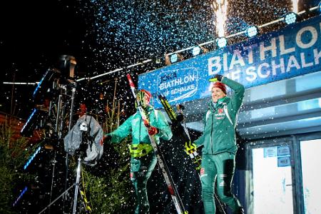 Biathlon auf Schalke: Herrmann bildet Duo mit Doll Biathlon auf Schalke: Herrmann bildet Duo mit Doll