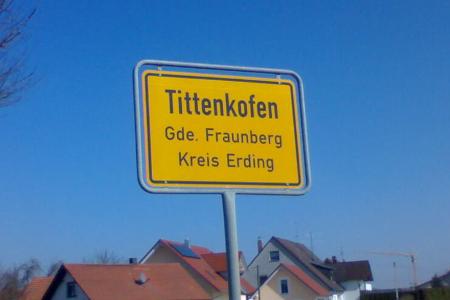 Ortsschild Straßenschild