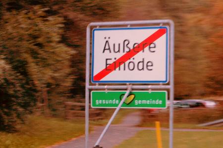 Ortsschild Straßenschild