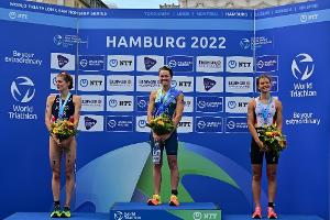 Triathlon: Tertsch feiert größten Karriereerfolg in Hamburg