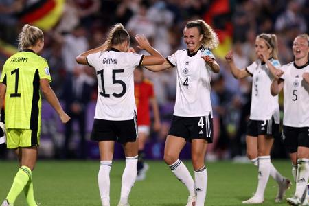 DFB-Frauen: Über acht Millionen sehen EM-Viertelfinaleinzug DFB-Frauen: Über acht Millionen sehen EM-Viertelfinaleinzug