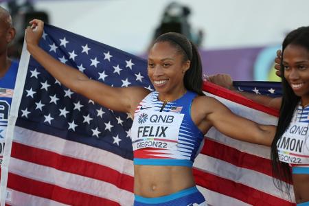 Leichtathletik: Felix verpasst 14. WM-Titel Leichtathletik: Felix verpasst 14. WM-Titel