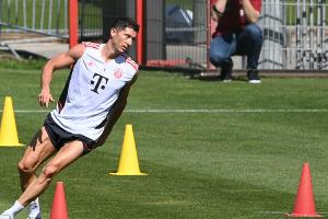 Lewandowski absolviert Mannschaftstraining beim FC Bayern