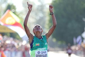 Leichtathletik-WM: Äthiopierin Gebreslase gewinnt Marathon