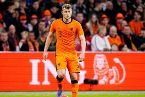 De Ligt zur Vertragsunterzeichnung in München