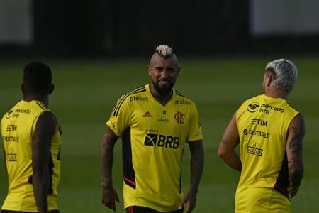 Vidal bei Flamengo vorgestellt Vidal bei Flamengo vorgestellt