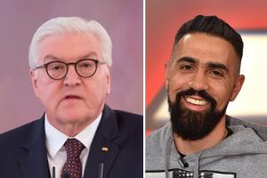 Bundespräsident Steinmeier ist Ehrenpate von Bushidos Drillingen