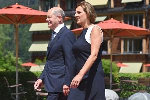 Bundeskanzler Olaf Scholz ist in seinem Urlaubsort angekommen