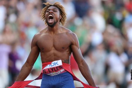 19,31: Lyles mit Traumzeit erneut 200-m-Weltmeister 19,31: Lyles mit Traumzeit erneut 200-m-Weltmeister