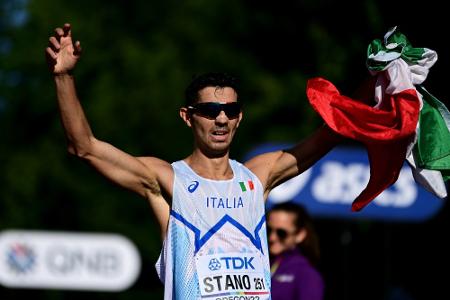 Nach Olympiasieg: Italiener Stano auch Weltmeister im Gehen Nach Olympiasieg: Italiener Stano auch Weltmeister im Gehen