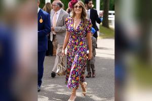 Elizabeth Hurley: Floraler Hingucker beim Pferderennen