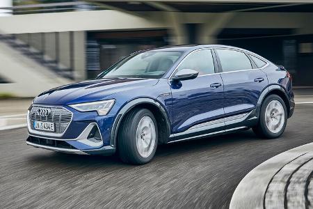 Audi e-tron Sportback, Lichttest