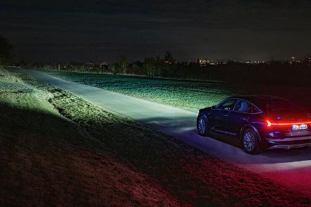 Audi e-tron Sportback, Lichttest