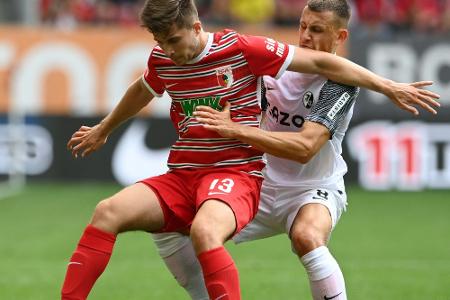 Doppelschlag in 105 Sekunden: Freiburg siegt in Augsburg Doppelschlag in 105 Sekunden: Freiburg siegt in Augsburg