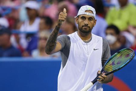 Tennis: Doppelter Sieg für Kyrgios Tennis: Doppelter Sieg für Kyrgios