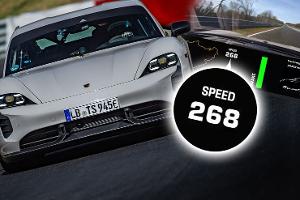 Porsche Taycan Turbo S Nordschleife Rekord Rennstrecke Tempo