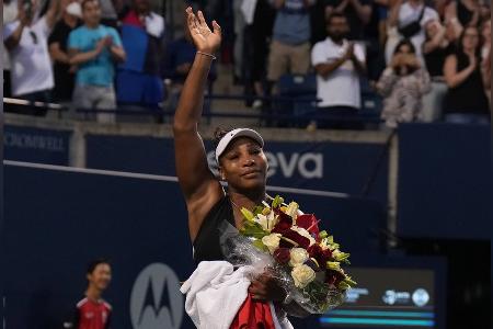 Abschied vom Tennis: Serena Williams wurde in Toronto gefeiert Abschied vom Tennis: Serena Williams wurde in Toronto gefeiert
