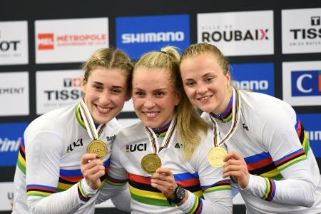 Bahnrad: Teamsprint-Gold bei EM in München Bahnrad: Teamsprint-Gold bei EM in München