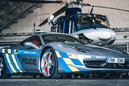 07/2022, Ferrari 458 Italia Polizeiauto in Tschechien