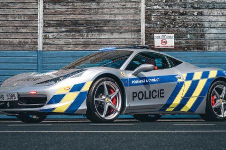 07/2022, Ferrari 458 Italia Polizeiauto in Tschechien