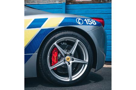 07/2022, Ferrari 458 Italia Polizeiauto in Tschechien