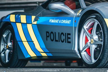 07/2022, Ferrari 458 Italia Polizeiauto in Tschechien