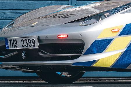 07/2022, Ferrari 458 Italia Polizeiauto in Tschechien