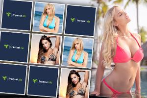 Memo-Spiel mit heißen Bikini-Girls fntdt