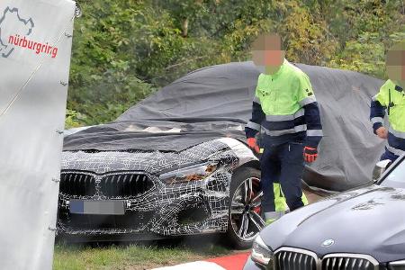 Erlkönig BMW Versuchsträger Crash