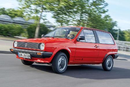 VW Polo II CL Formel E (Typ 86 C), Seitenansicht
