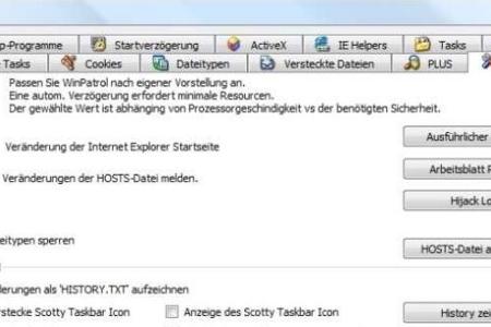 Das kleine kostenlose Informations- und Überwachungstool WinPatrol zeigt Ihnen alle laufenden Tasks Ihres Windows-Systems an.