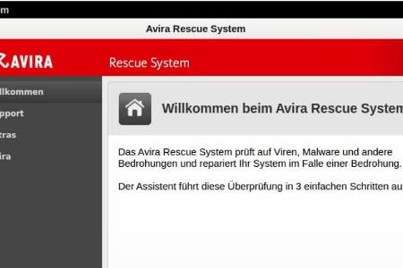 AntiVir Rescue-System von Avira.